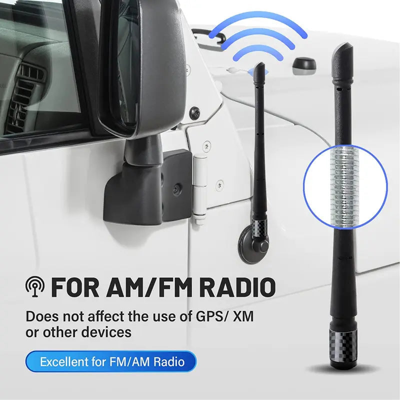 Universal Car Antenna Replacement, Signal-Receiving Auto Accessory Compatible with Ford, Toyota, Honda...