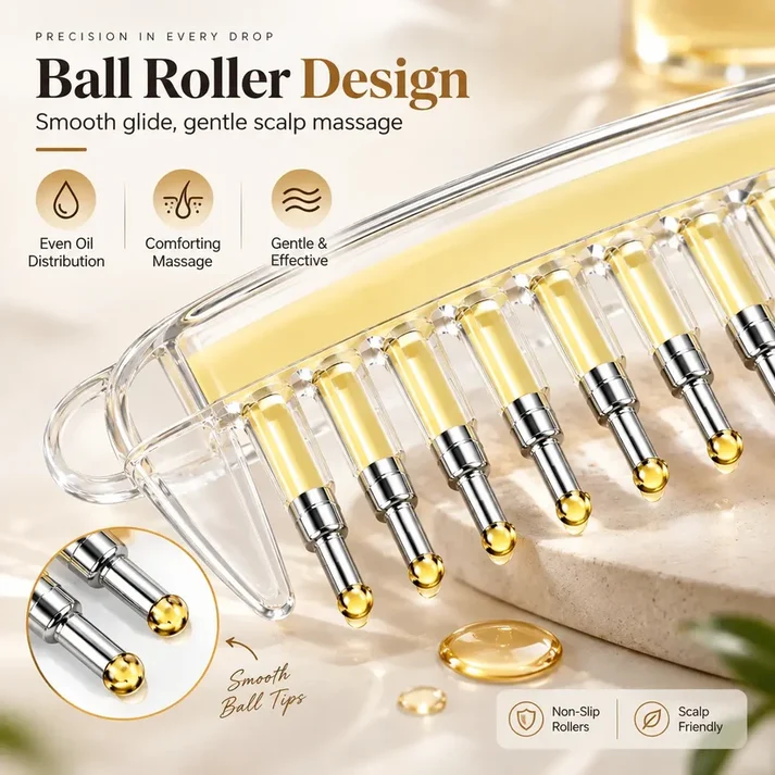 Scalp Oil Applicator Comb