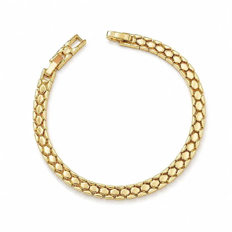 🎁 Today Only: FREE Gift Box + FREE Shipping on 2+ 💫 Gold Snake-Scale Chain Bracelet – 50% OFF