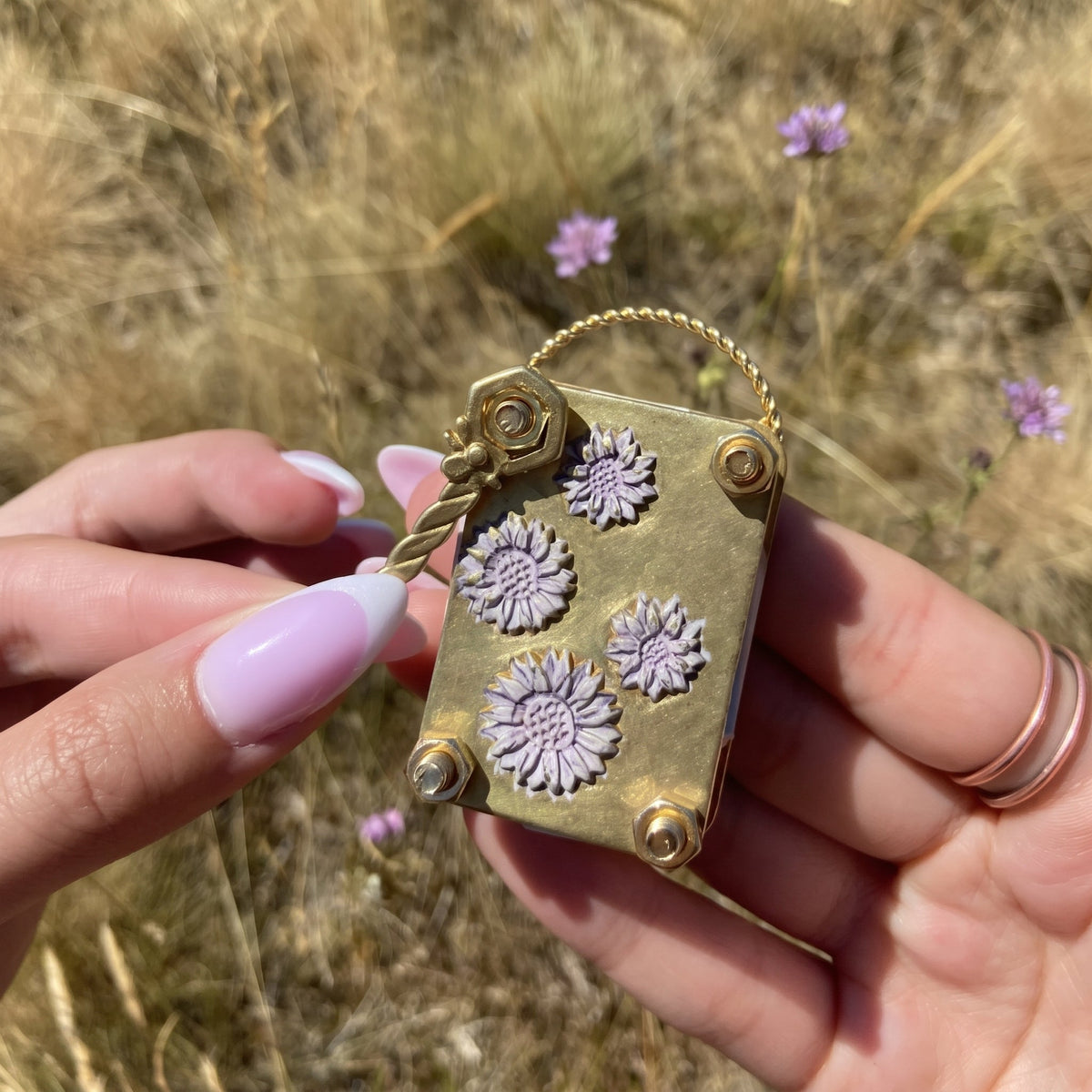2PCS Mini Flower Press | Small Portable Pocket Press