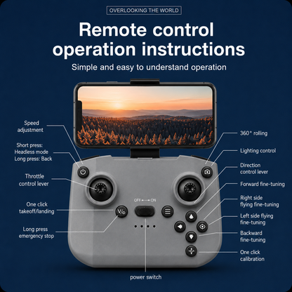 🚁 Capture Stunning 4K Aerial Views with Smart GPS Precision