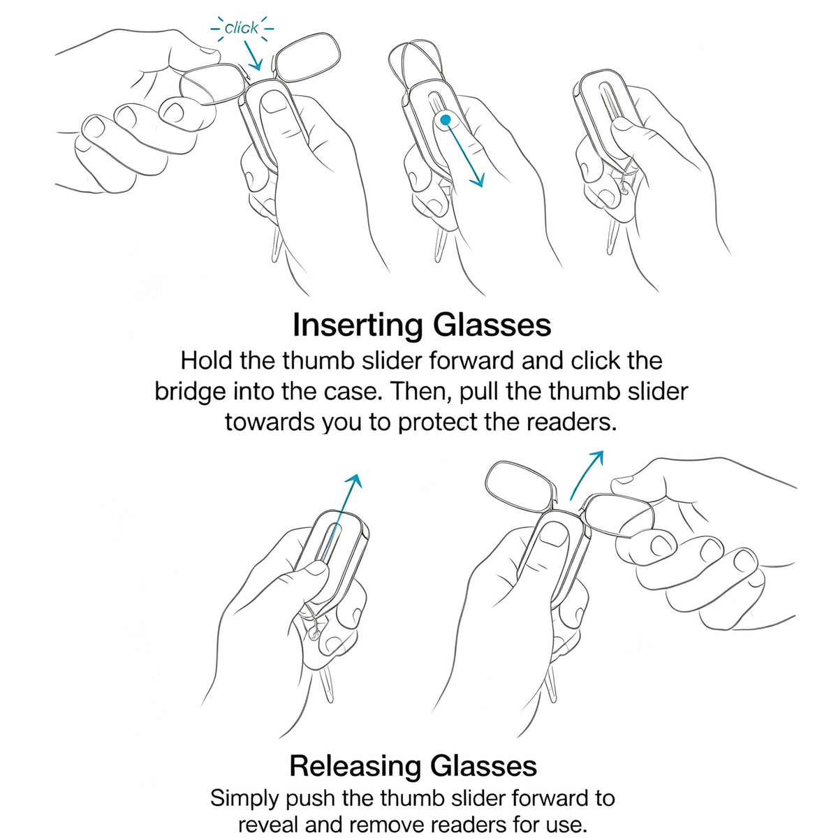 Ultralight Reading Glasses | Black And Red Frames, Multiple Prescription Options Available