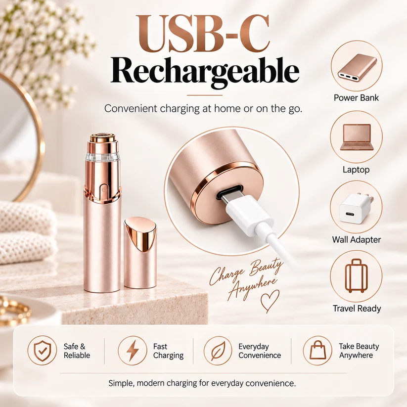 Upgraded 2-in-1 Brow & Body Hair Trimmer