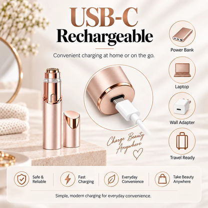 Upgraded 2-in-1 Brow & Body Hair Trimmer