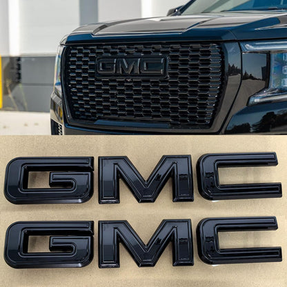 GMC Grille & Tailgate Emblem Replacement Badge Fits 19-26 Sierra