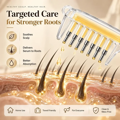 Scalp Oil Applicator Comb