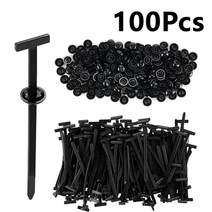 100 Pcs Cable Tie Buckle - Heavy Duty Self-Locking  Zip Ties for Car Daily Repair