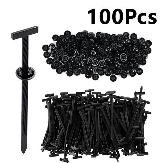 100 Pcs Cable Tie Buckle - Heavy Duty Self-Locking  Zip Ties for Car Daily Repair