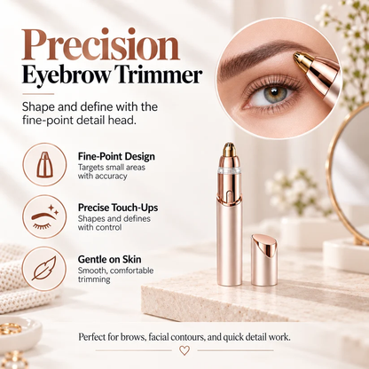 Upgraded 2-in-1 Brow & Body Hair Trimmer