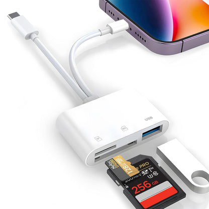 SD Card Reader for iPhone iPad Mac, Digital Camera