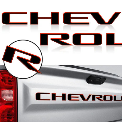 Premium 3D Tailgate Lettering Sticker Inserts