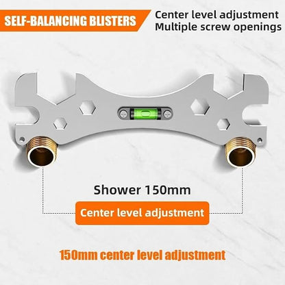 Faucet Wrench Shower Spanner Screw Nut Openings with Level