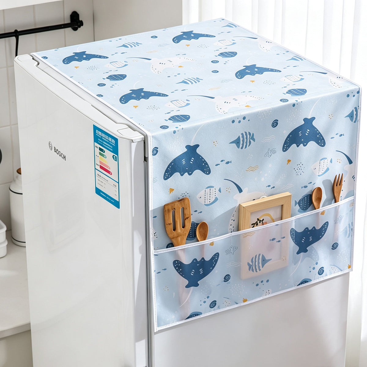 Refrigerator Dust Cover Top for Kitchen Fridge Laundery Room