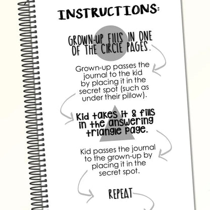 📓Just Between You & Me Kid Back and Forth Journal