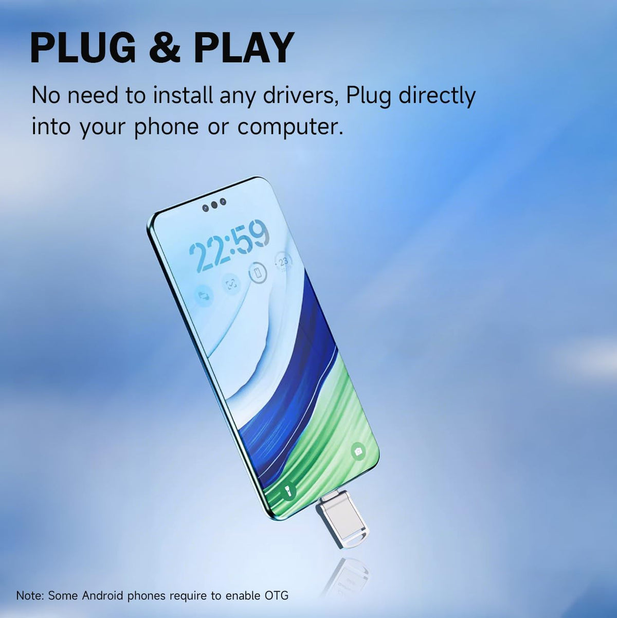 2TB USB Flash Drive for Phones and Computers – Dual-Interface (USB-C & USB-A) Storage Stick