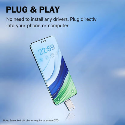 2TB USB Flash Drive for Phones and Computers – Dual-Interface (USB-C & USB-A) Storage Stick