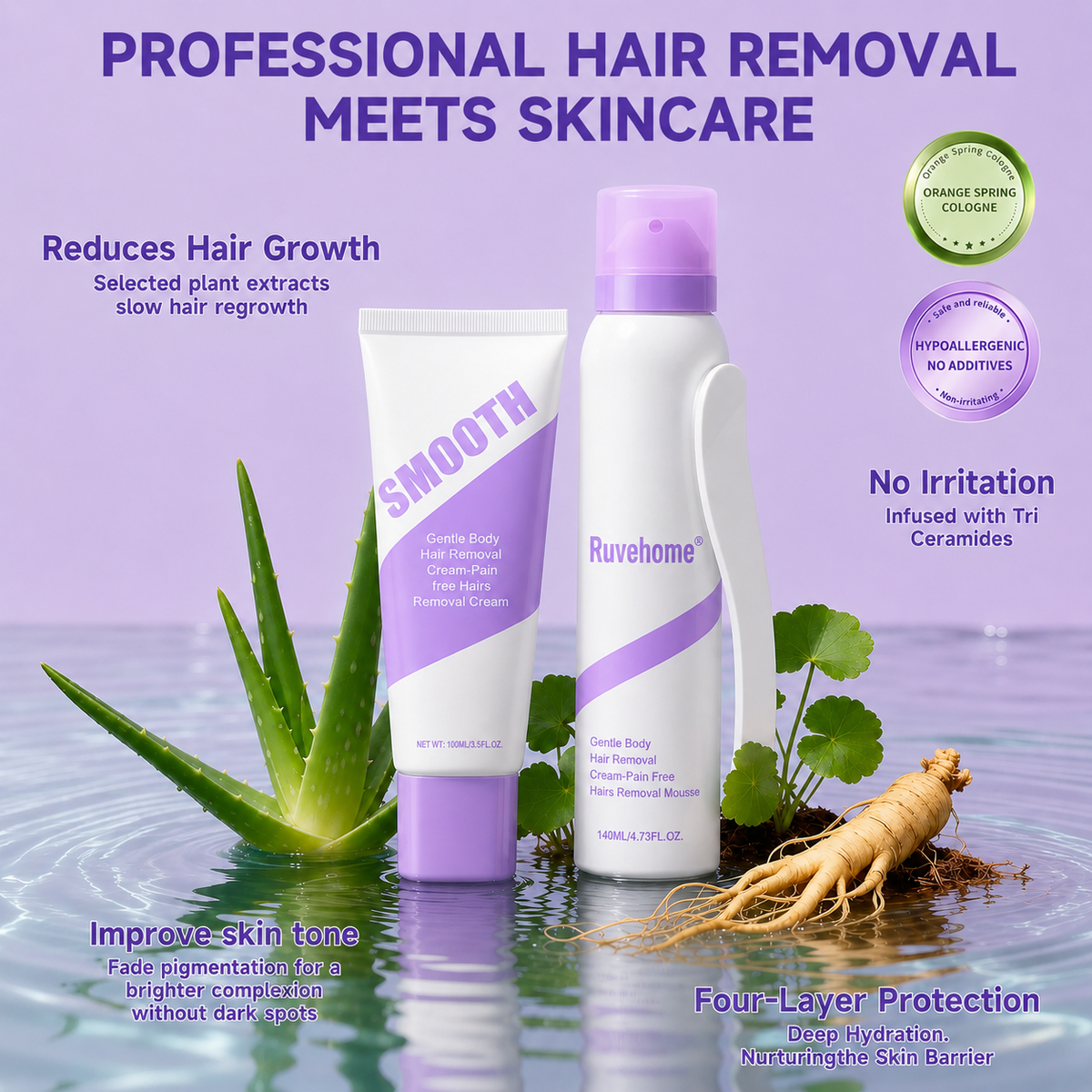 Bikini Hair Removal Cream for Sensitive Skin | Suitable for Men & Women |
