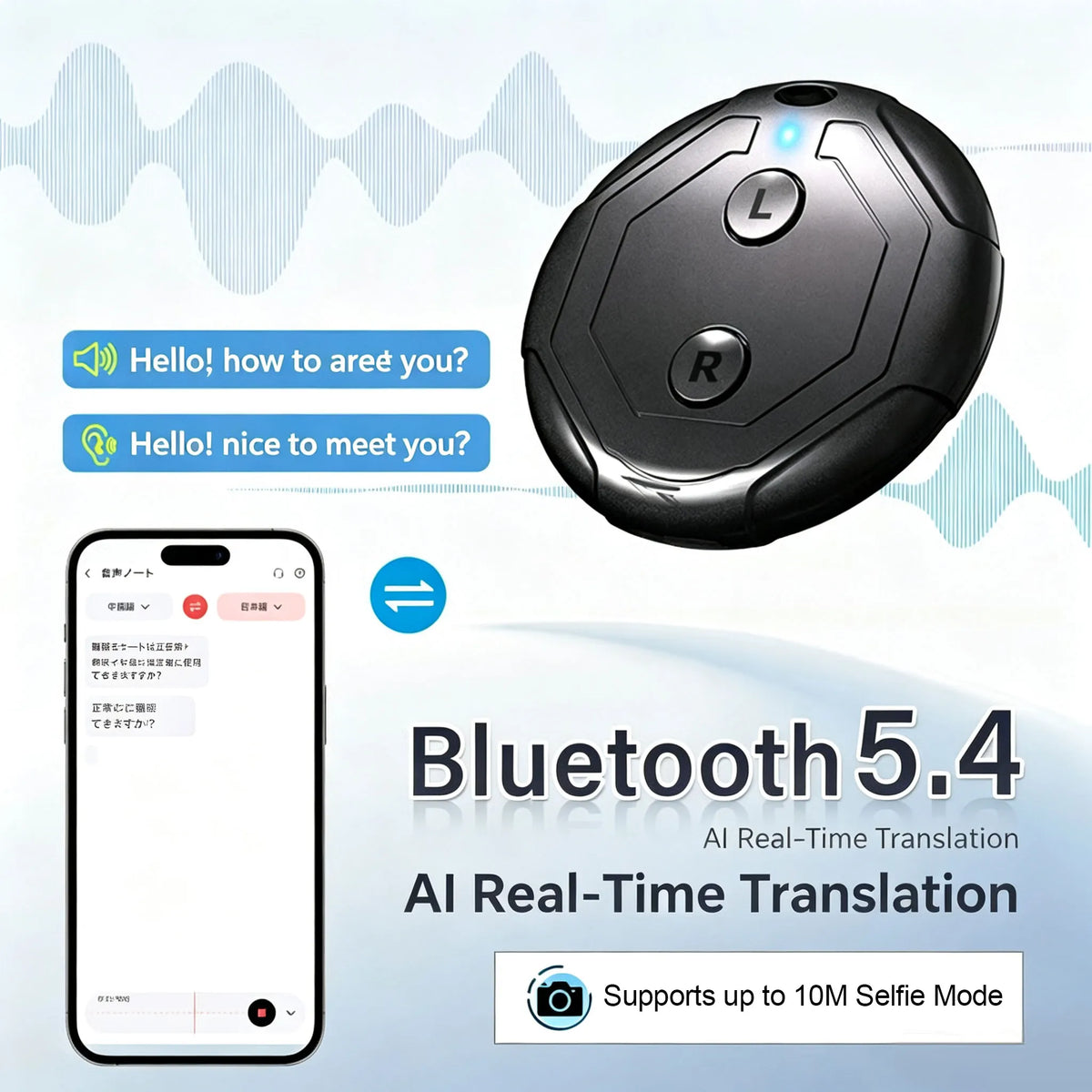 🔥LAST DAY 50% OFF 🌎 K18 AI Smart Translator 2026– Break Language Barriers & Connect With the World