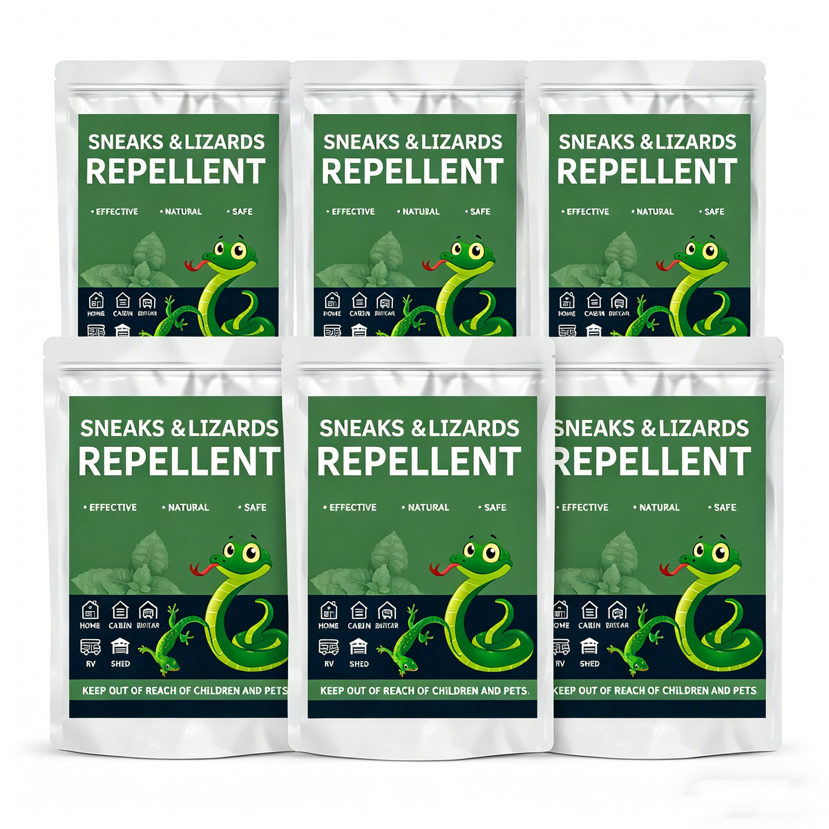 Snakes & Lizards Repellent Pouches