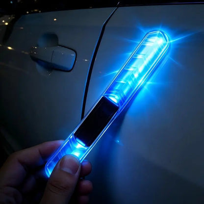 4-Piece Solar Anti-Collision Warning Light Strip Set