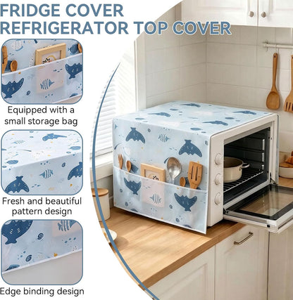 Refrigerator Dust Cover Top for Kitchen Fridge Laundery Room