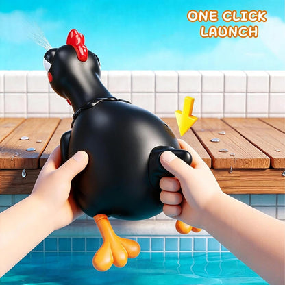 Electronic Water Squirter Long Range Large Capacity Funny Chicken
