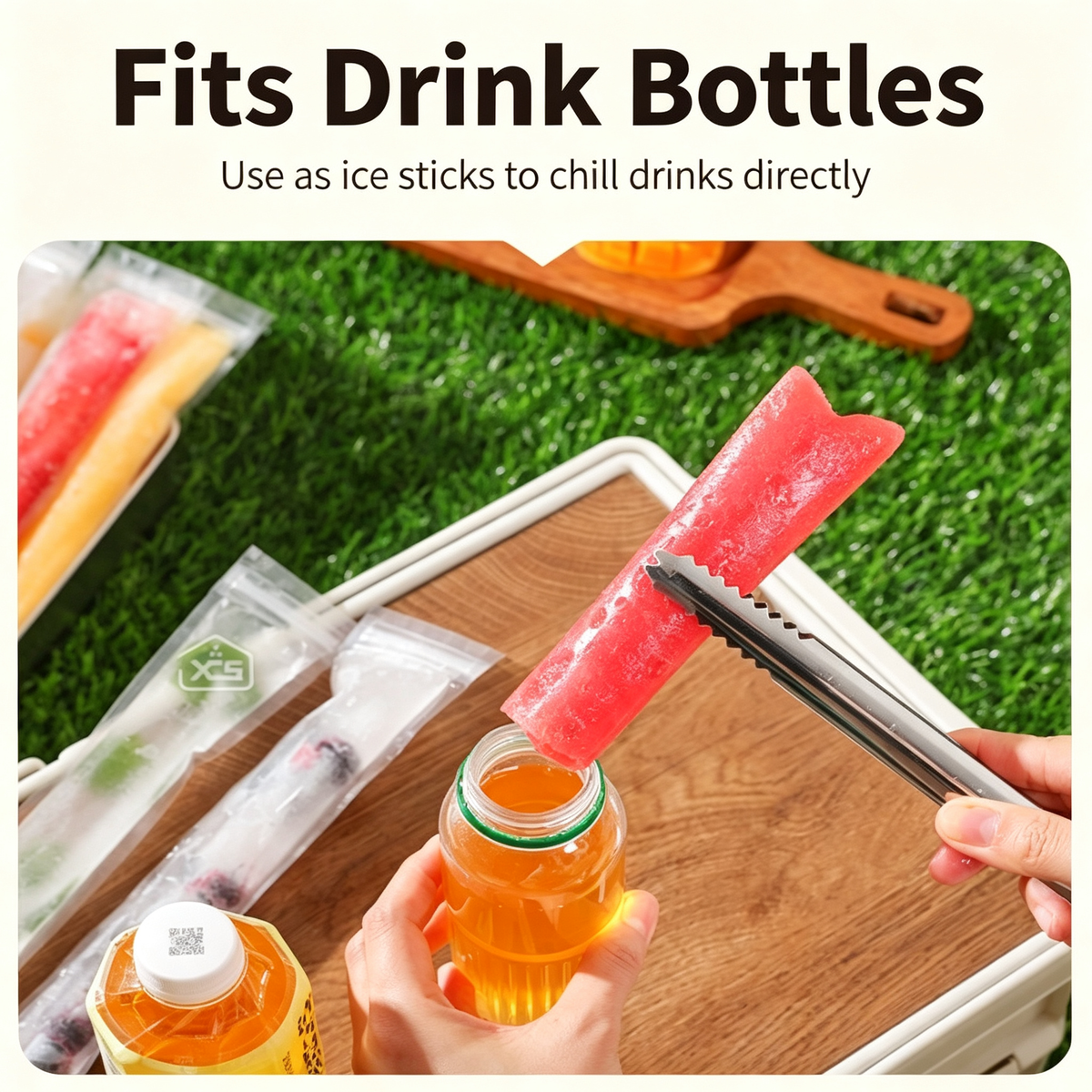 50 Disposable Ice Popsicle Mold Bags