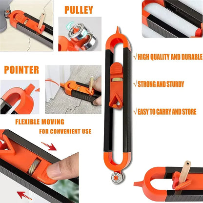 Adjustable Contour Scribing Tool with Pen Lock