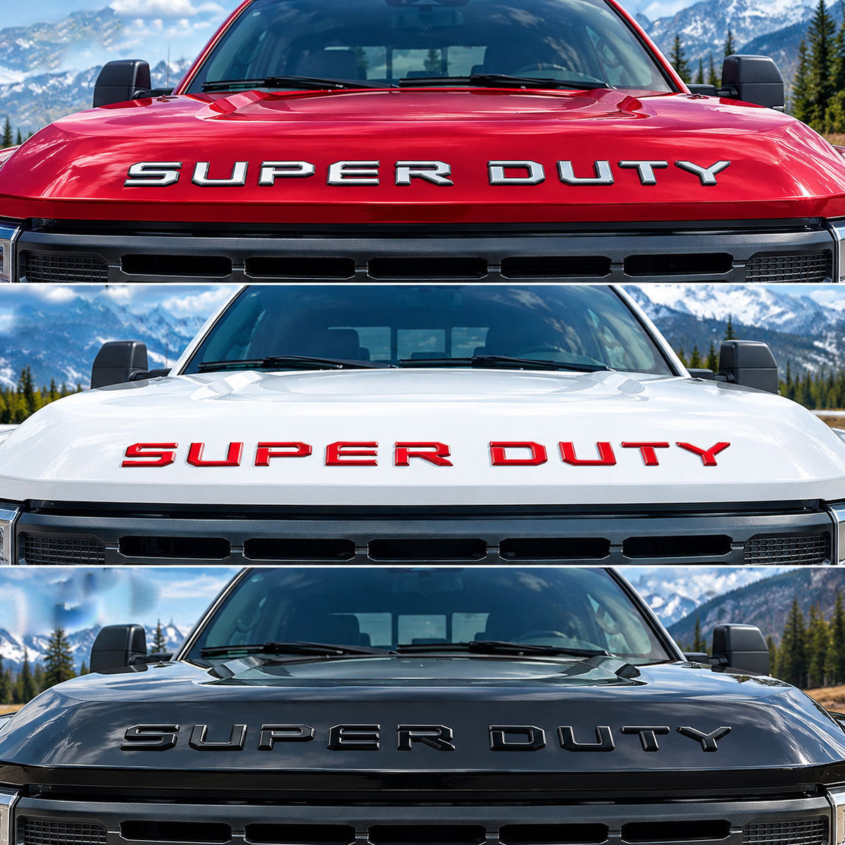 Premium Ford Super Duty Pickup 3D Emblem for 2017-2022