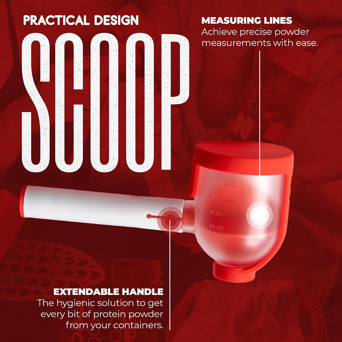 Protein Powder And Spice Spoon—Precise Measurement Of Baking Ingredients