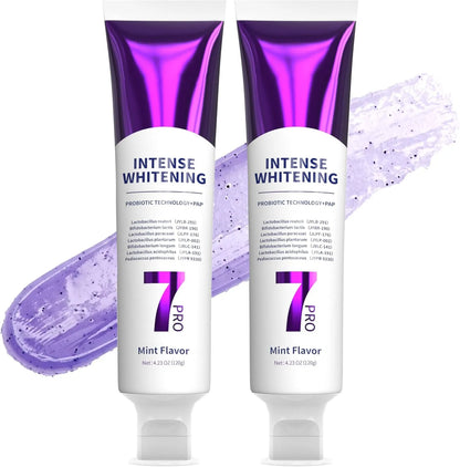 New 7-Pro Intensive Toothpaste | Upgraded Purple Formula with 7 Probiotics | Deep Enamel Repair & Long-Lasting Freshness#dealsforyoudays