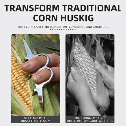 Stainless Steel Corn Husking Tool for Farm & Home Fresh Corn Shelling