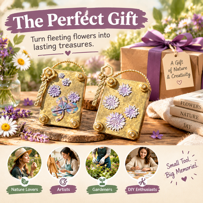 2PCS Mini Flower Press | Small Portable Pocket Press