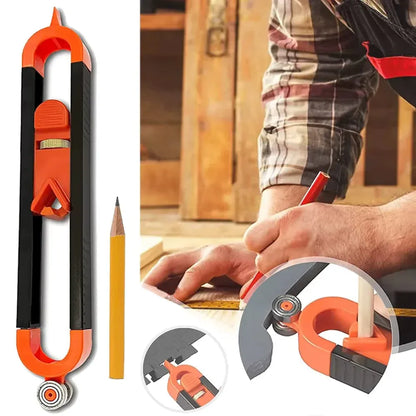 Adjustable Contour Scribing Tool with Pen Lock