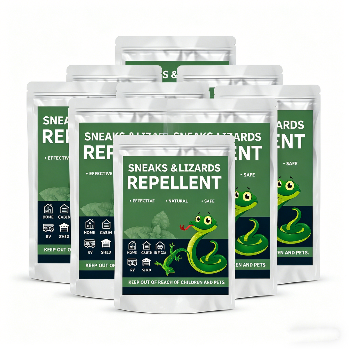 Snakes & Lizards Repellent Pouches