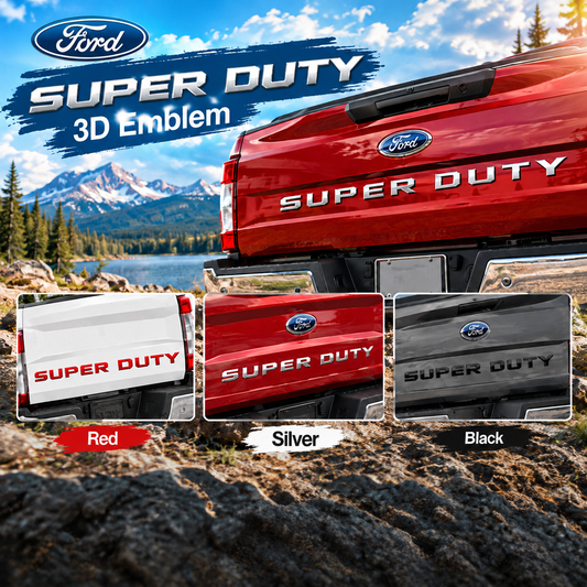 Premium Ford Super Duty Pickup 3D Emblem for 2017-2022