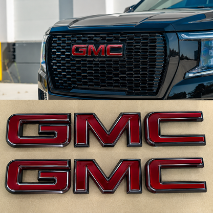 GMC Grille & Tailgate Emblem Replacement Badge Fits 19-26 Sierra