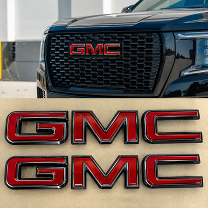 GMC Grille & Tailgate Emblem Replacement Badge Fits 19-26 Sierra