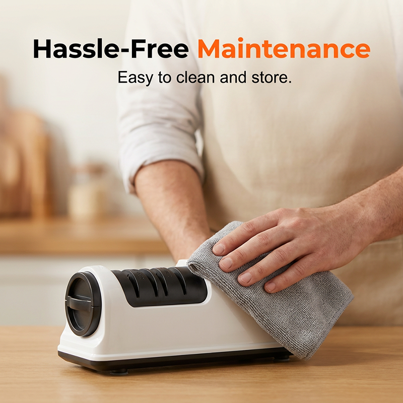 🔪3-Stage Electric & Manual Knife Sharpener-Bring Back the Sharp! 🍅✨