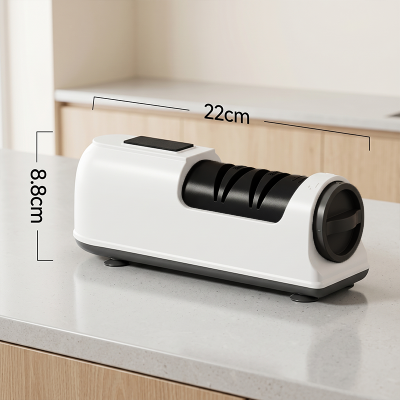 🔪3-Stage Electric & Manual Knife Sharpener-Bring Back the Sharp! 🍅✨