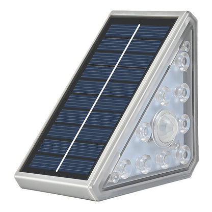Sensor Solar Stair Lights Outdoor, Super Bright LED Solar Powered Step Lights