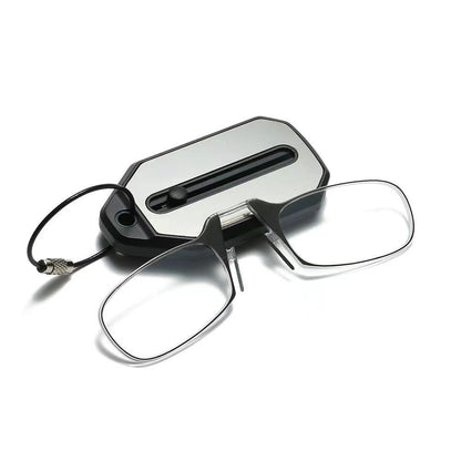 Ultralight Reading Glasses | Black And Red Frames, Multiple Prescription Options Available