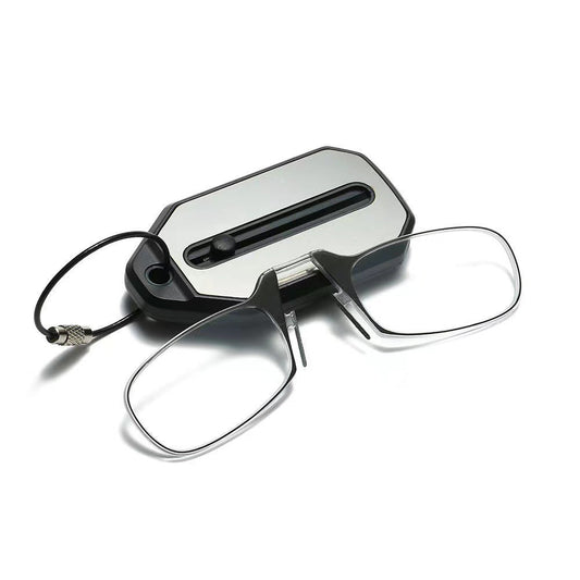 Ultralight Reading Glasses | Black And Red Frames, Multiple Prescription Options Available