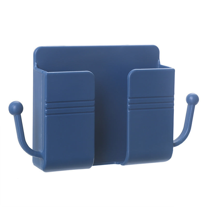 Wall-Mounted Phone Holder – Adhesive Phone Charging Dock Multifunctional Outlet Shelf