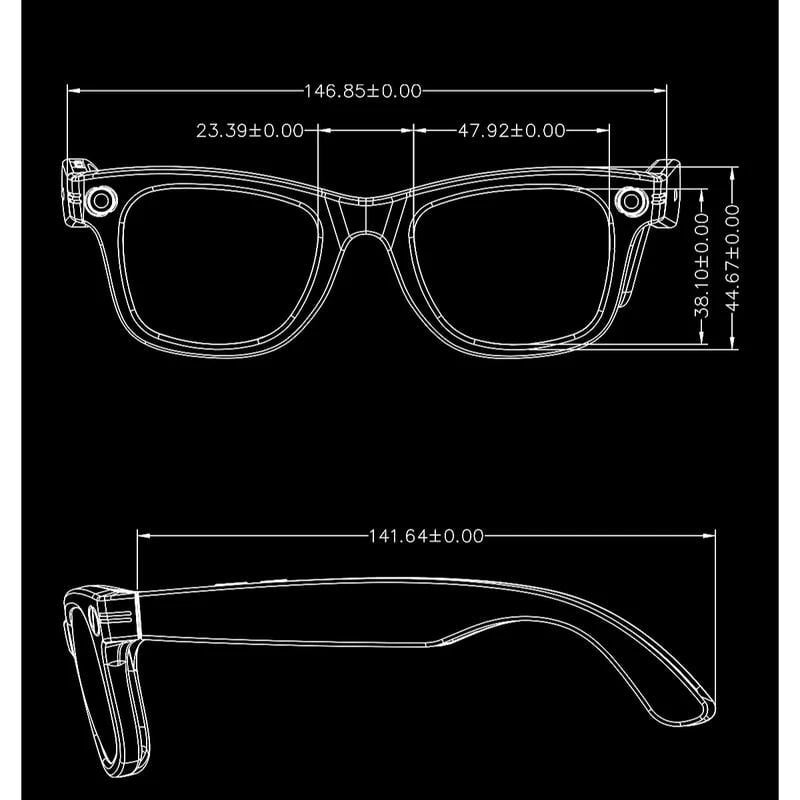 AIMB G2 Smart AI Translation Camera Bluetooth Glasses