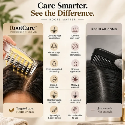 Scalp Oil Applicator Comb