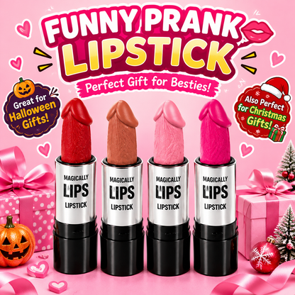 ⭐FUNNY LIPS PRANK LIPSTICK🎁Great for Halloween＆Christmas gag gifts for women