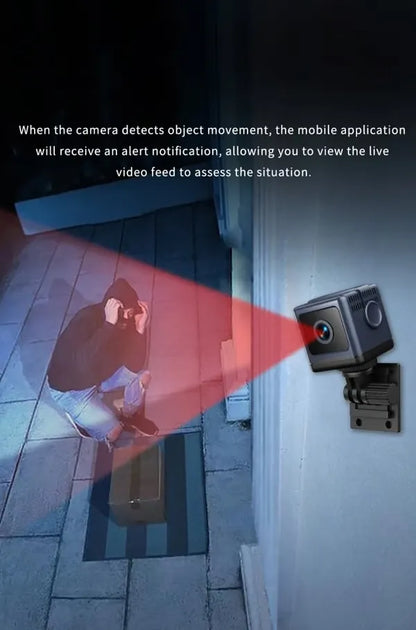 W03 Smart WiFi Security Camera – 1080P HD, Night Vision, Motion Detection, Low Power