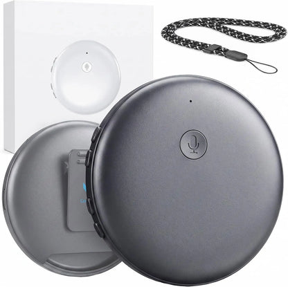 🌎 AI Wearable Translator – 165+ Language Two-Way Voice Translation Device, Real-Time AI Language Translator with Smart Learning, Bluetooth Connectivity for Travel, Work & Everyday Conversations