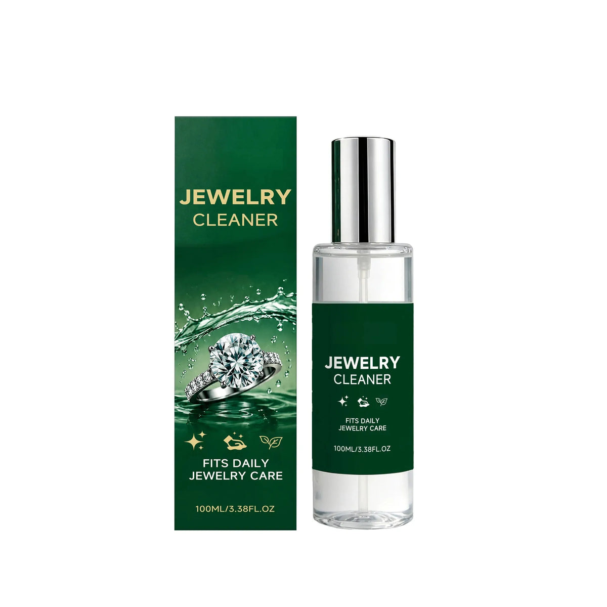 ✨Portable Jewelry Cleaner Spray 💎Gentle Formula Jewelry Maintenance Polish For Daily Shine Care